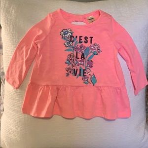 Pink long sleeve shirt